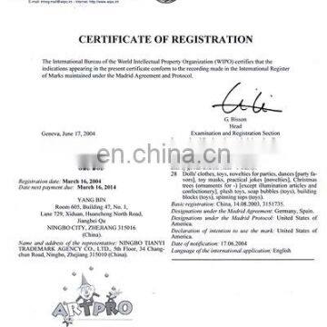 Artpro Trademark INTL LICENSE Certificate