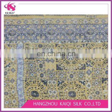 Print Silk Fashion with Medallion Patchwork Pattern Silk Habotai Fabric Wholesale Paj Plain Silk Fabric for Dress | Scarf