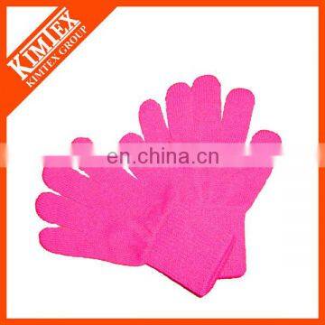 Wholesale solid color cotton knitted gloves