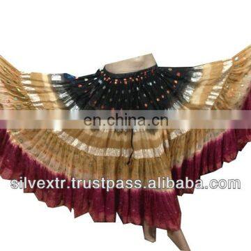 BATIK TYE DYE BELLYDANCE Skirt