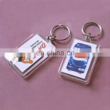 Square Acrylic Any Logo Printing Custom Name Keychains photo-5