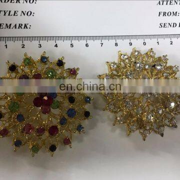 High Quality Fancy Round Diamante Crysta Bulkl Rhinestone Buttons photo-6