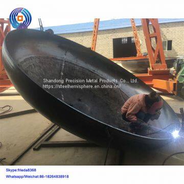 elliptical head pipe cap steel tank ends ellipsoidal head for pressure tank