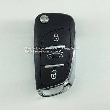 3-кнопочные ключи Citroen 0536 Flip в стиле DS