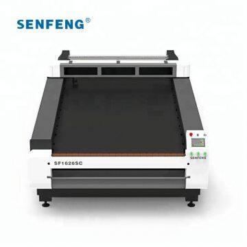 Auto feeding co2 textile laser cutting machine for leather garment fabric rubber price