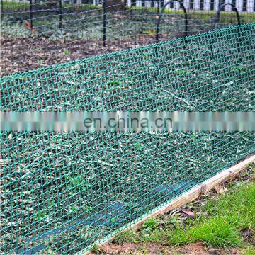 RIGID GREEN PLASTIC GARDEN FENCING MESH HEXAGONAL PLASTIC PLANT SUPPORT MESH