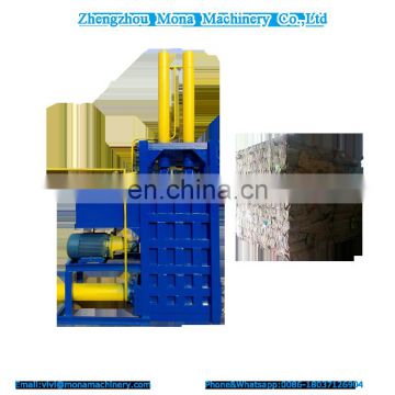 semi automatic vertical hydraulic cardboard baling press machine