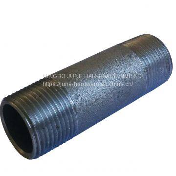 Black steel pipe nipple