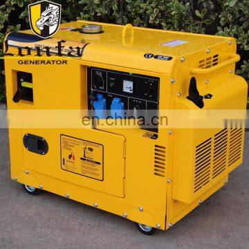 Portable Silent Cart Type Soundproof Gasoline Generator 5kw