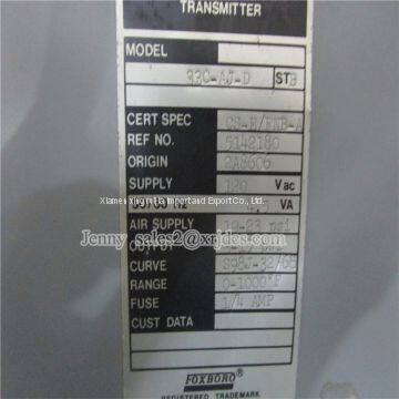 New In Stock FOXBORO--33C-AJ-D PLC DCS MODULE