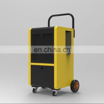 80L Per Day Commercial And Industrial Dehumidifier With Big Wheels And Folding Handle