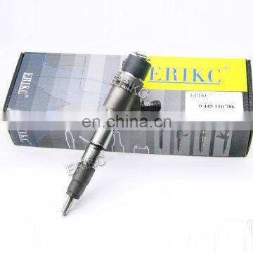 ERIKC oil engine parts 0445 110 786 genuine diesel injectors 0445110786 exchange injections 0 445 110 786