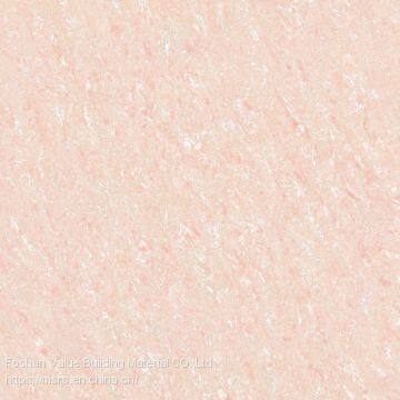 Crystal White/beige/pink Polished Double Loading Pocerlain Tiles 60X60
