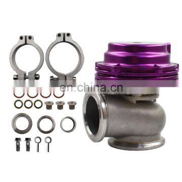 Jdm Auto Ribbed 35Mm/38Mm Turbo External Manifold Adjustable Wastegate Purple