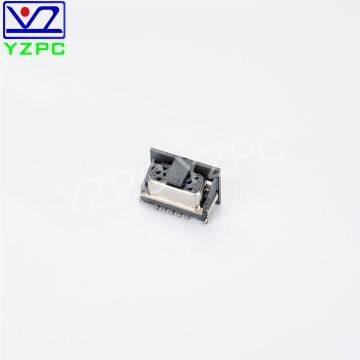 SLIM 15pin Female Right Angle PCB BOARD +CAP Computer Connector Slective Gold Plating CL=3.5mm photo-2