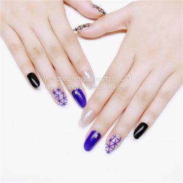 3D Metallic Nail Polish Sticker