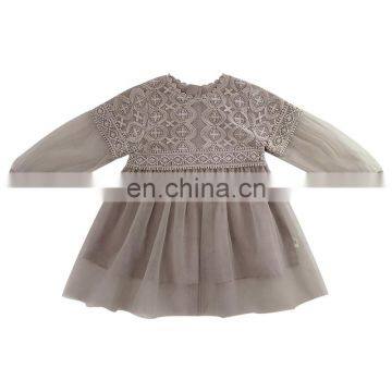 6553 Children clothes kids party baby girls sweet and cute princess casual dress