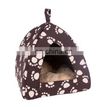 wholesale plush warm polyester unique cute cheap dog houses