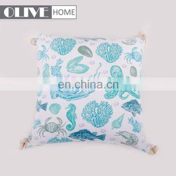 Hot Selling Ocean Design Double Sides Printing Decorative Pillow Outdoor Waterproof Floor Cushion For Sale photo-2