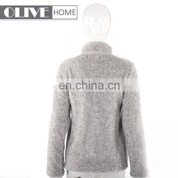 Weft Knitting Cationic Sherpa Bathrobe Adult Pyjamas With Embroidery photo-2