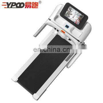 YPOO Electric Treadmill Used With Tft Secreen Zhejiang Gym Equipment Treadmill Treadmill 100kg Bluetooth photo-3