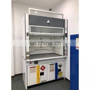 Cold-rolled steel structure explosion proof stand fume hood with cabinet