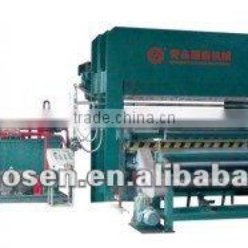 Press machine for bamboo mat