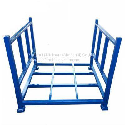 Powder coating heavy duty metal steel stacking storage truck tire rack for warehouse