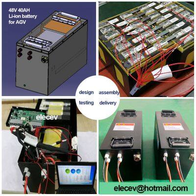 agv battery lithium 48v40ah agv battery li ion 48v40ah agv battery li-ion 48v40ah agv battery 48v with CAN RS485 UART