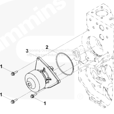 Water Pump for Cummins 6CT/6CT8.3 6D114 R305-7 PC360-7(3966841) photo-5