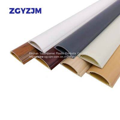 ZGYZJM Strong resistance to trample PVC wire hider for floor cable raceway trunking wire duct