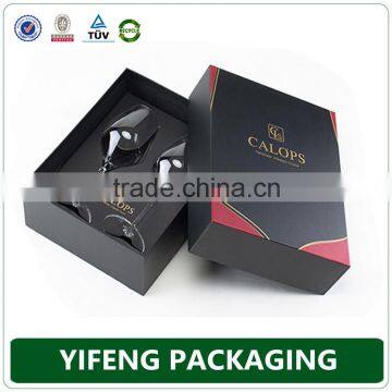 High Quality Customized Folding Luxury Wine Gift Box Custom Cardboard Wine Glass Packaging Box Wholesale Wine Storage Box photo-4