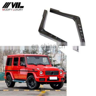 Modify Luxury W463 G Class Carbon Fiber Car Window Trims for Mercedes-Benz G55 G63 G65 AMG 2004-2018