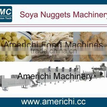 Texturized soya nuggets/chunks/mince meat machines