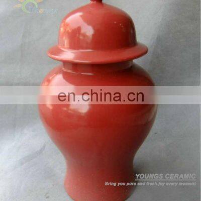 Tall 56CM China Ceramic Porcelain Jun Red Tall Temple Jars