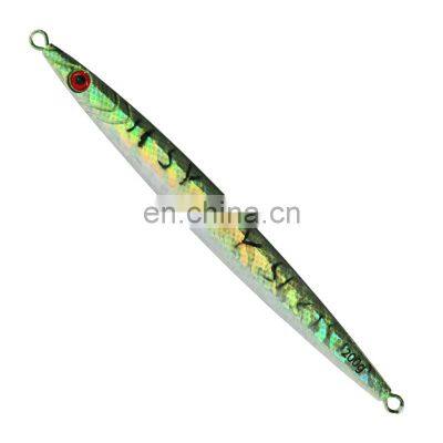 New design 160g 200g luminous fishing sinking pitch jig wholesale slow metal lead lure jig