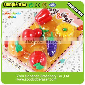 fruit card package eraser-japanese eraser kits