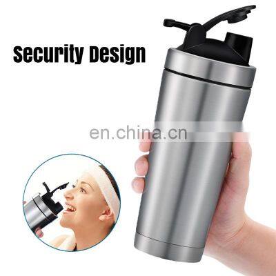 500ml Stainless Steel Milkshake Mixing Protein Shaker Bottle photo-2