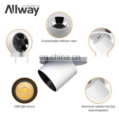 Newest Design 355 Degree Adjustable Show Store Shopping Mall Ceiling Light COB 20W LED Spotlight photo-3