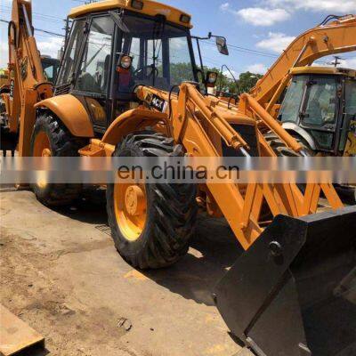 Second hand Used backhoe loader JCB 4CXcheap , UK made used retro excavator TLBs JCB for sale