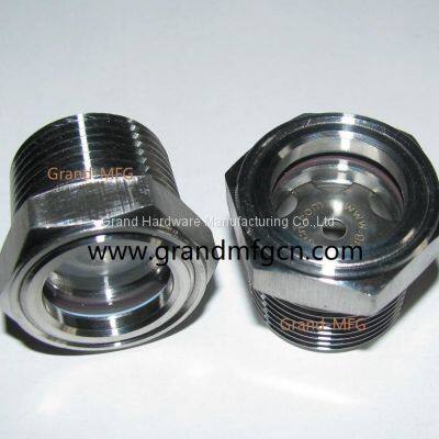 M27X1.5 Stainless Steel 304 Oil Level Sight Glass Oil Level Checking View Ports