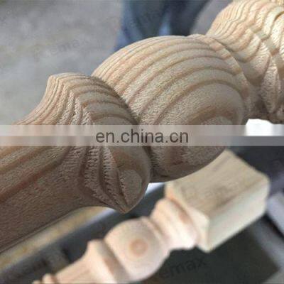Wooden Stair Balusters Furniture Legs Double Axis CNC Wood Lathe Machine photo-5