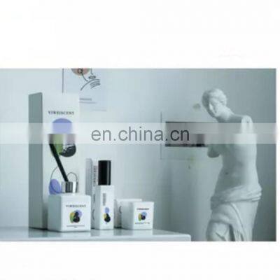 Wholesale Smokeless Wedding Gift Glass Jar Custom Aromatherapy Luxury Fragrance Soy Wax Scented Candle photo-4