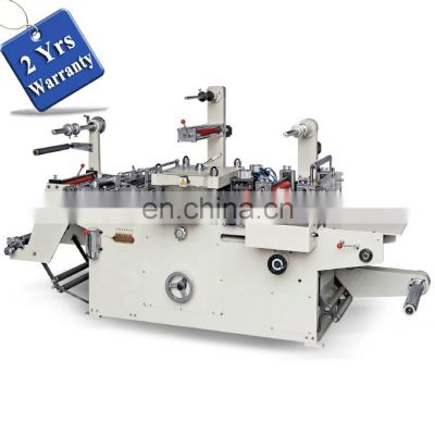 UTM420 Automatic Flatbed Pet laser label Die Cutting Machine, Flat bed hot stamping sticker punching press cutter