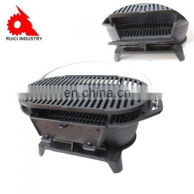 Cast Iron Camping Stove Outdoor Charcoal Portable Bbq Grills photo-3