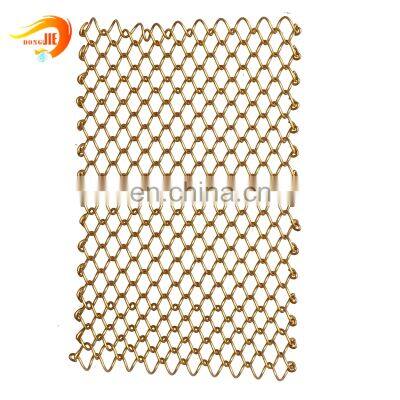 20 mm hole stainless steel ring mesh metal chain mail fabric