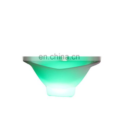 rechargeable beer led ice bucket Champagne Wine Drinks Beer Bucket Portable Party Use Led Rechargeable Cooler