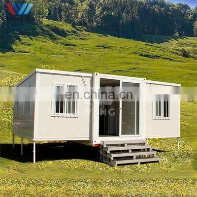 Light steel shipping container frame high cube flat pack cafe home container