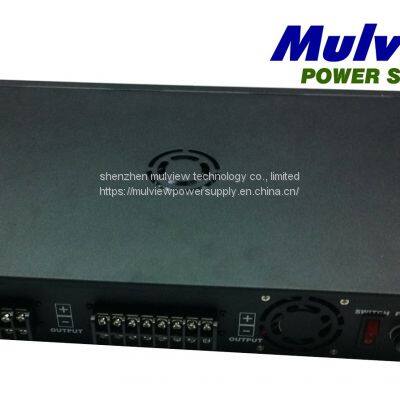 19 Inch 1u 16CH Outputs 12V20A 250W AC DC Central Rackmount Power Supply Distribution Box photo-2