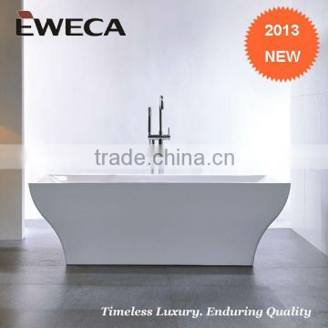 Acrylic Free standing Bathtub with freestanding faucet